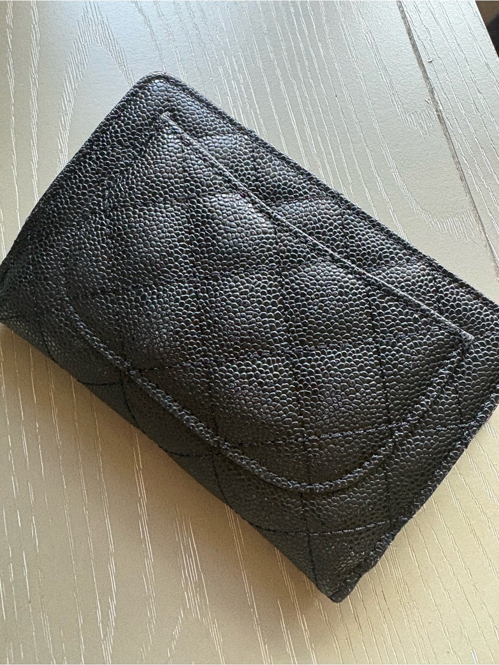 FASHION Black Caviar with Silver Hardware Wallet - Picture 4 of 15